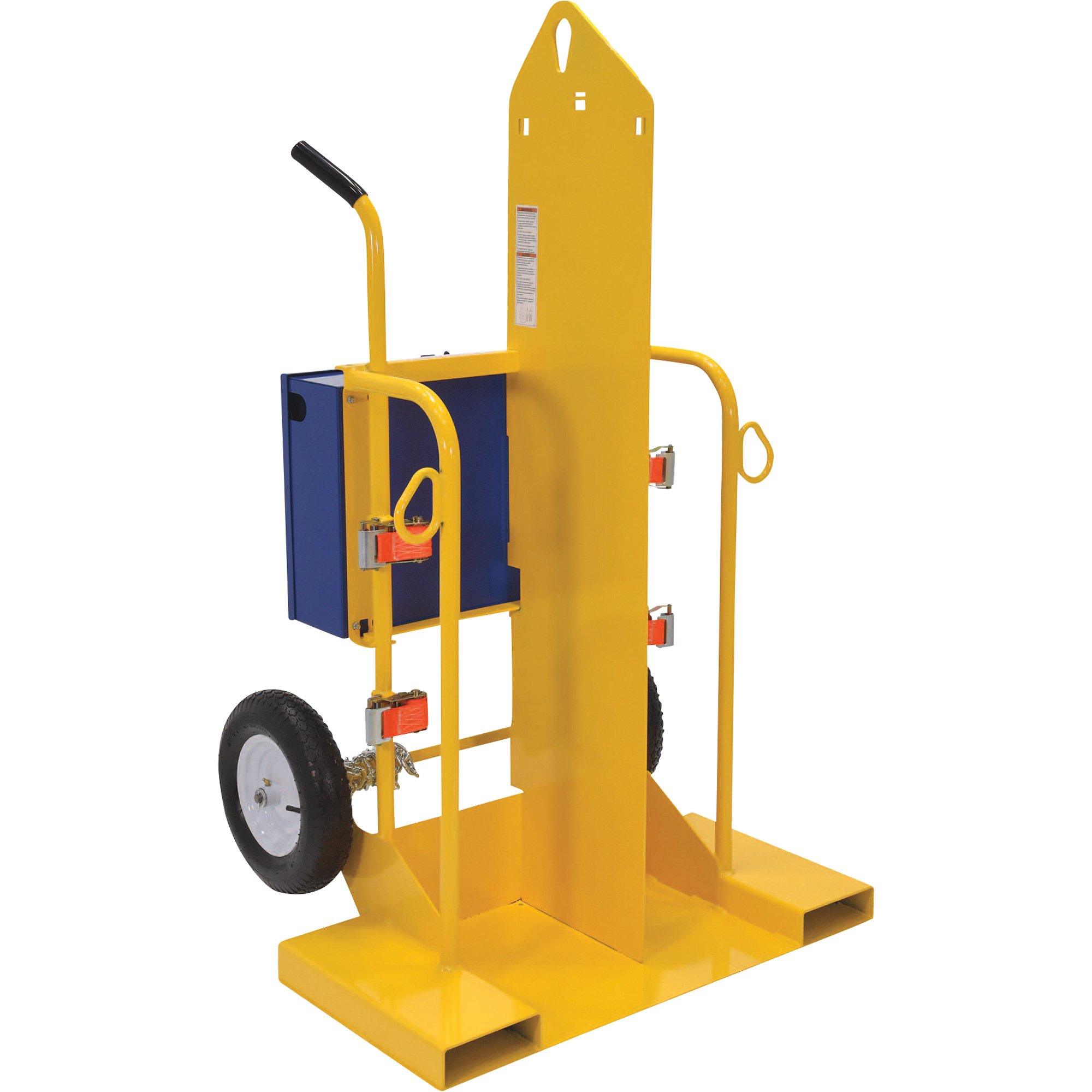 Vestil Welding Cylinder Torch Cart with Fork Pocket — 500-Lb. Capacity